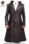 Men's Assassin's Creed Hooded Leather Coat