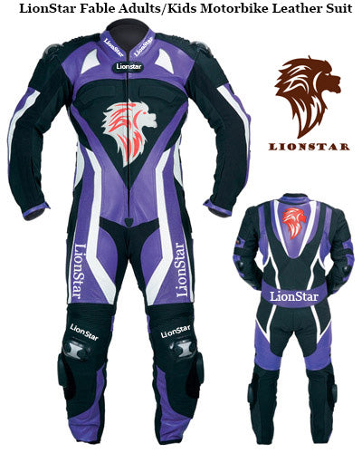 Race Leathers Purple Dual