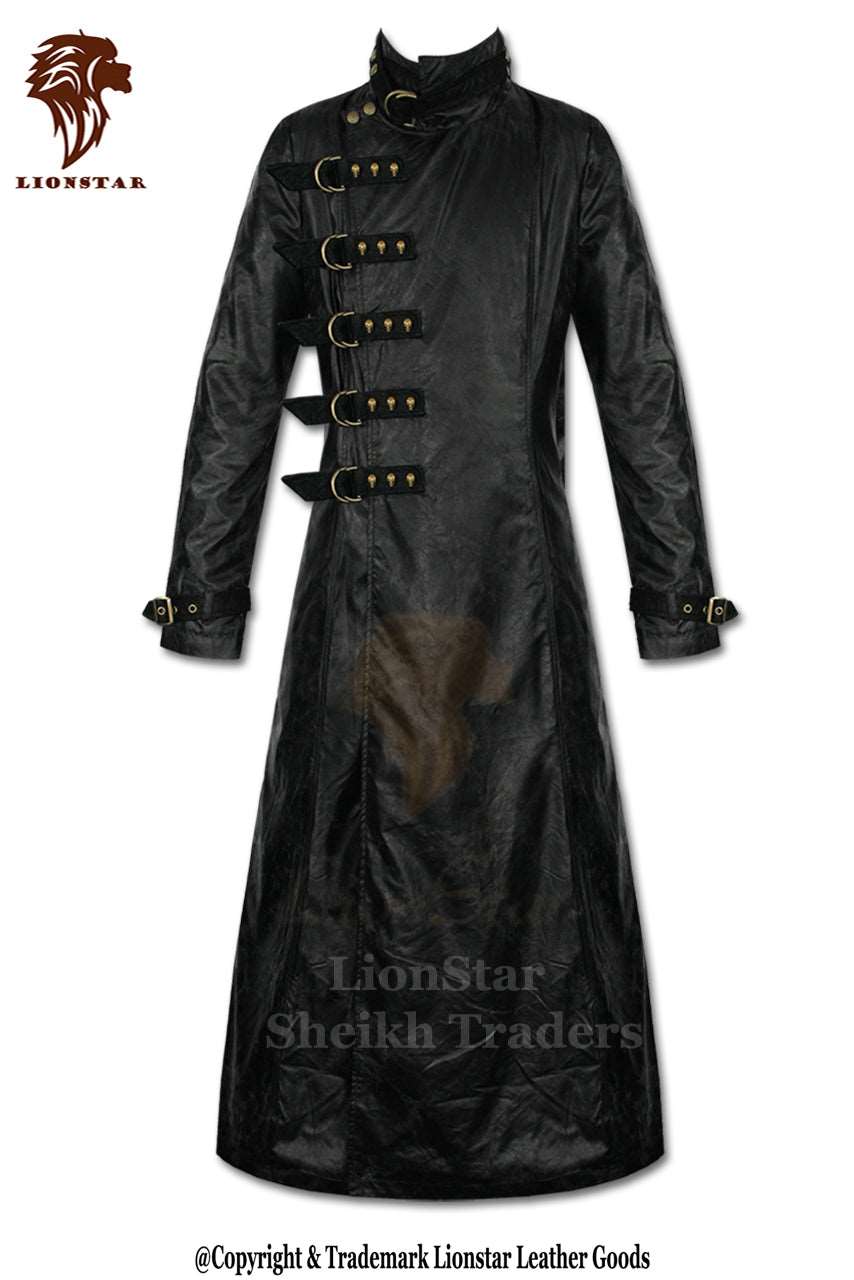 Long Leather Coat