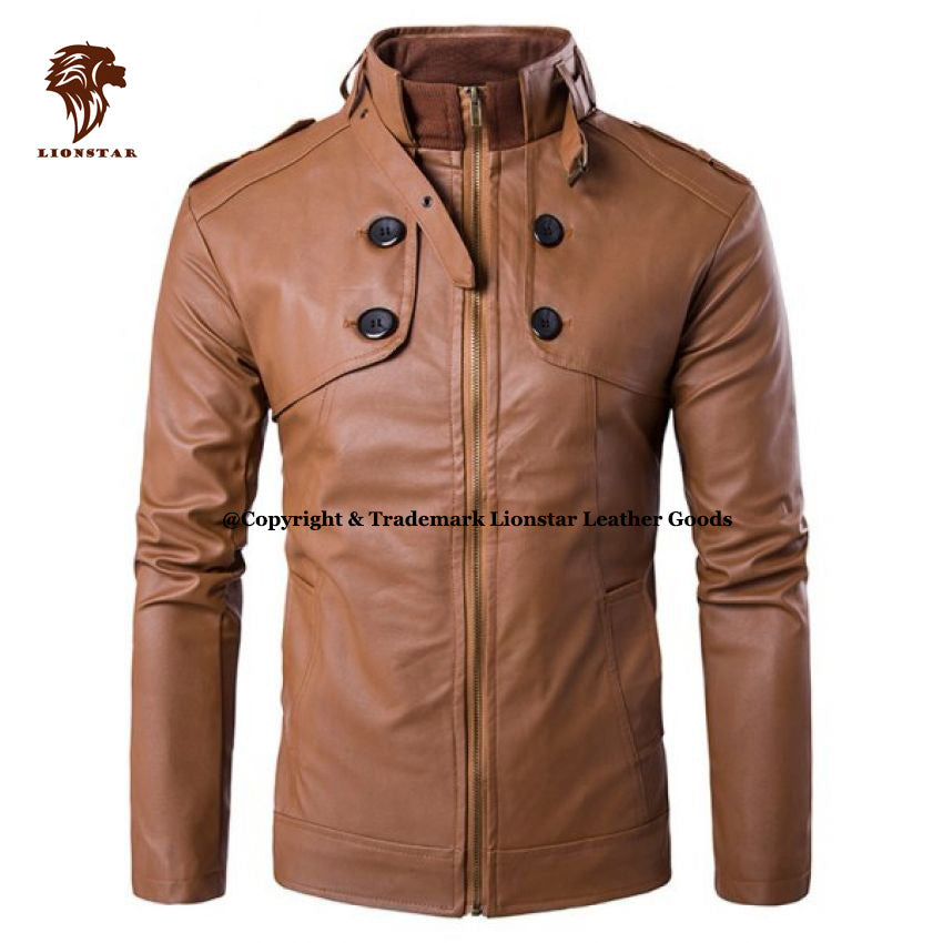 Zara Leather Jacket Front