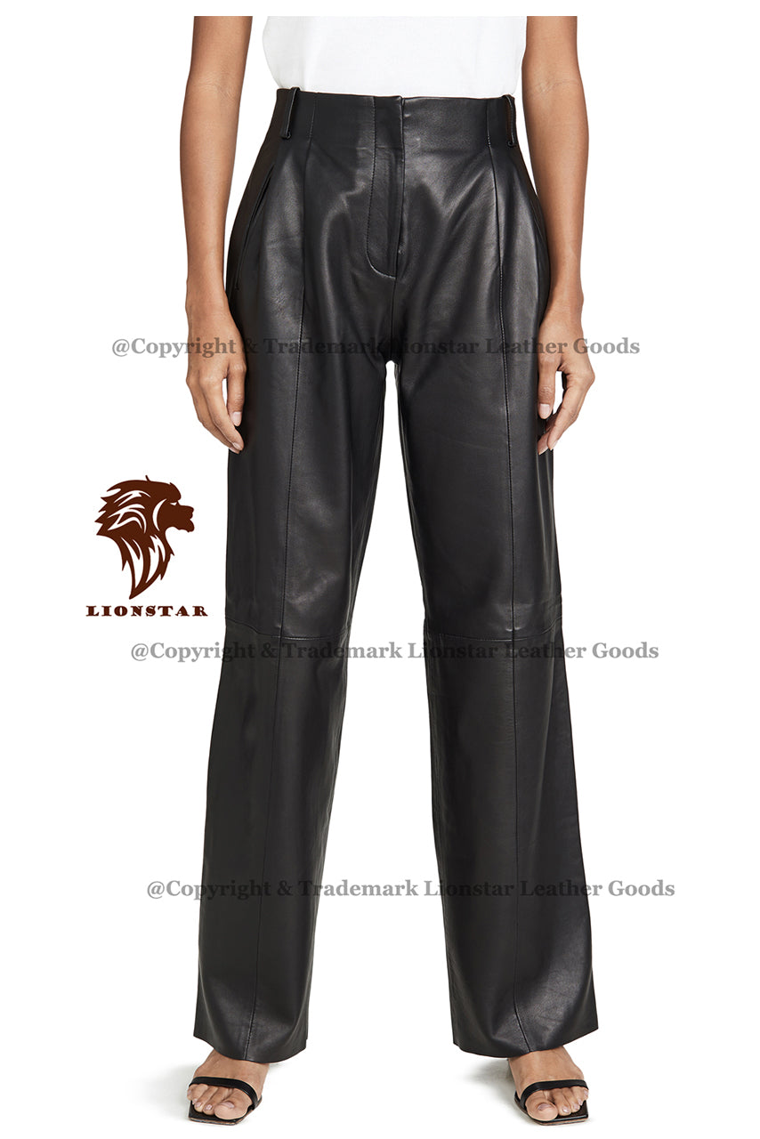 Ladies Leather Trousers