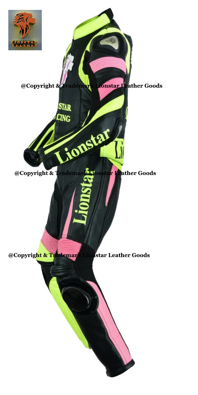 Motorcycle Leather Suit Side