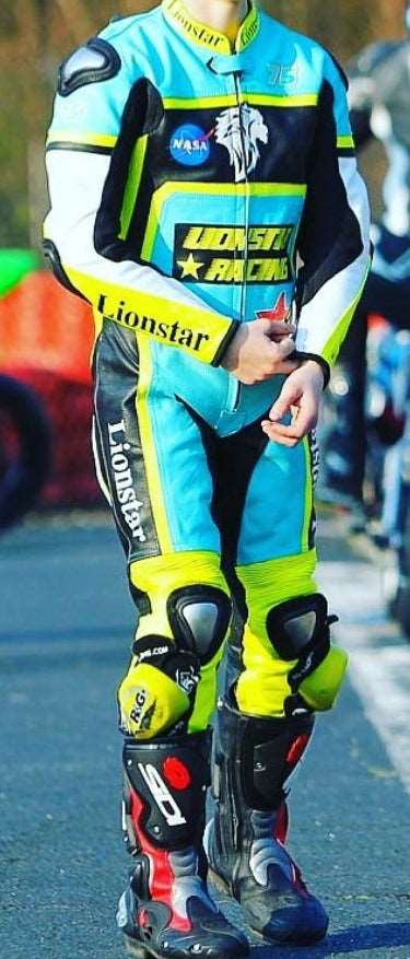 Full Leather Motorcycle Suit Customer