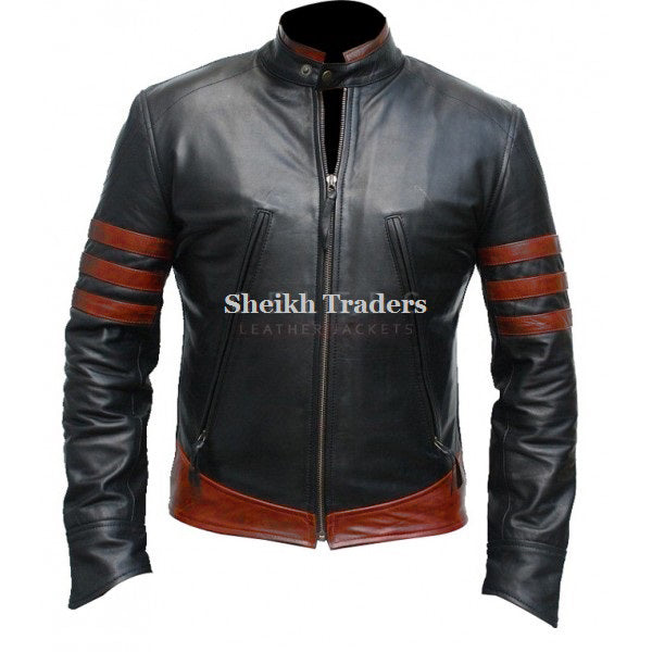 Wolverine Leather Jacket Brown