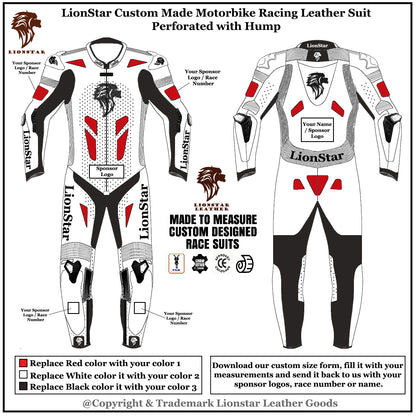 Custom Racing Suit perforated with hump 