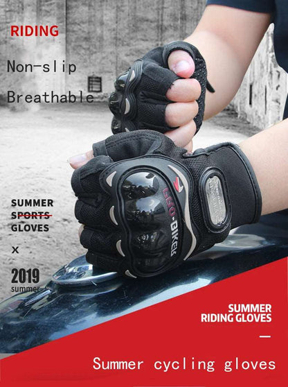 Lionstar PRO-BIKER Half Fingers Motorcycle Gloves