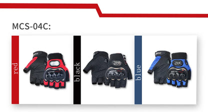 Lionstar PRO-BIKER Half Fingers Motorcycle Gloves