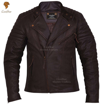 Men Biker Jacket Front