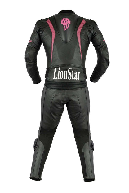 Lionstar Panther Unisex Kids/Adults Motorbike Racing Leather Motorcycle Suit /Full Set (2 Colors Available)