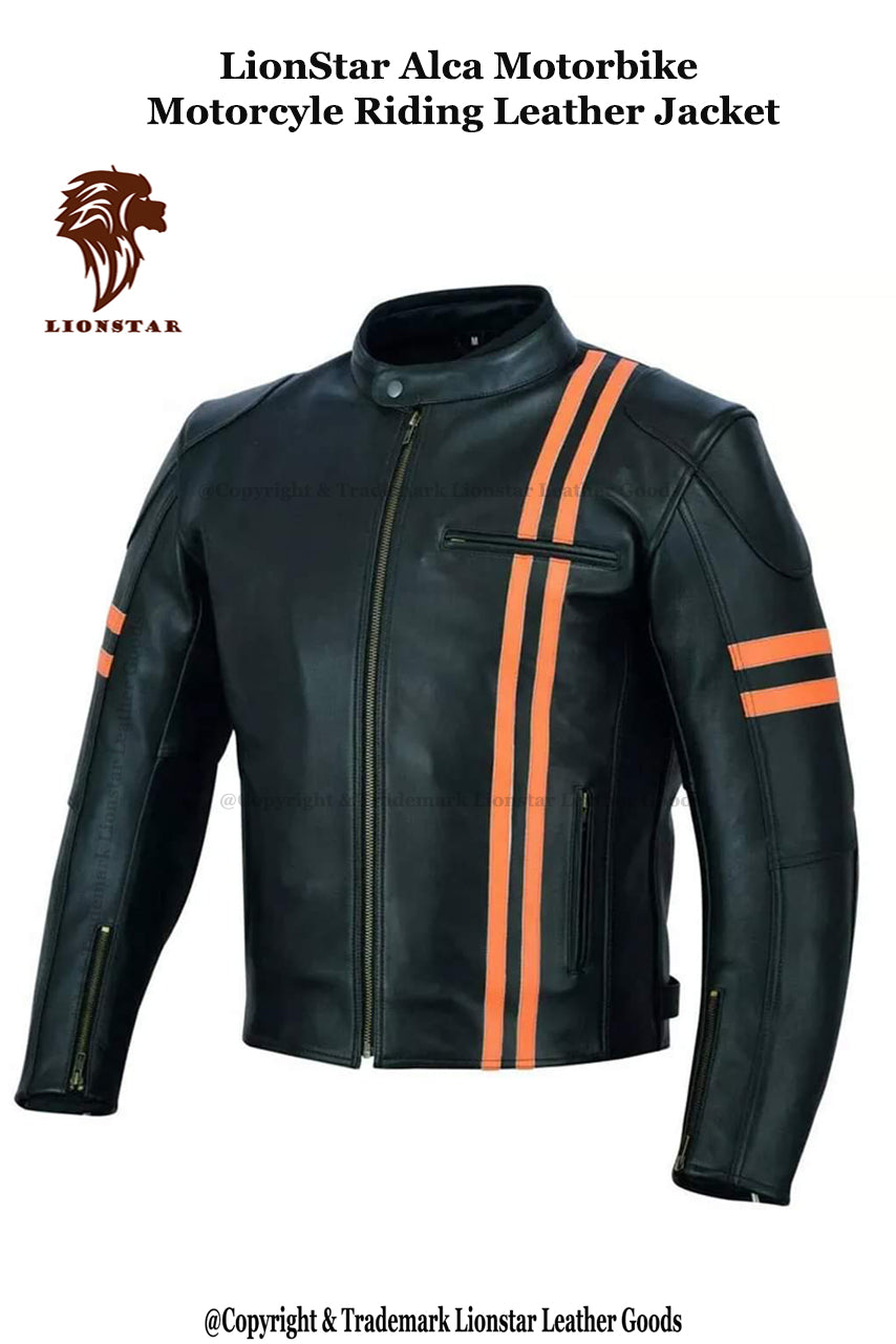 Womens Biker Leather Jacket Side
