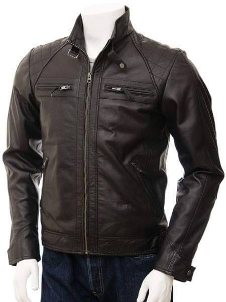 Genuine Leather Jacket Front