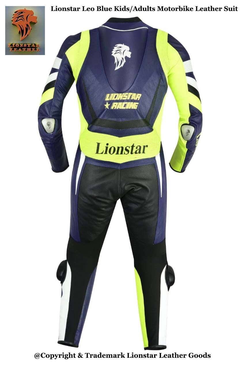 motorbike leather suit back