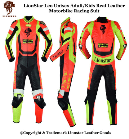 Motorbike Leather Suit All Sides
