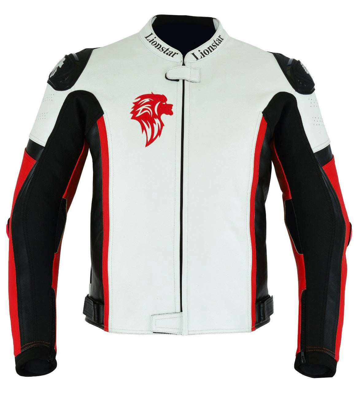 Motorcycle Leather Jacket Front