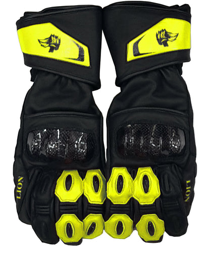Motorcycle Gloves Yellow