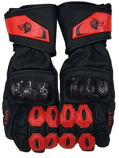 Motorcycle Gloves Red