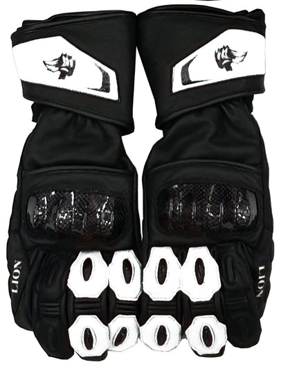 Motorcycle Gloves White