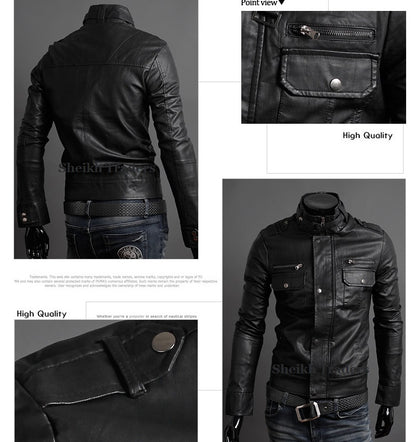Real Leather Jacket Black