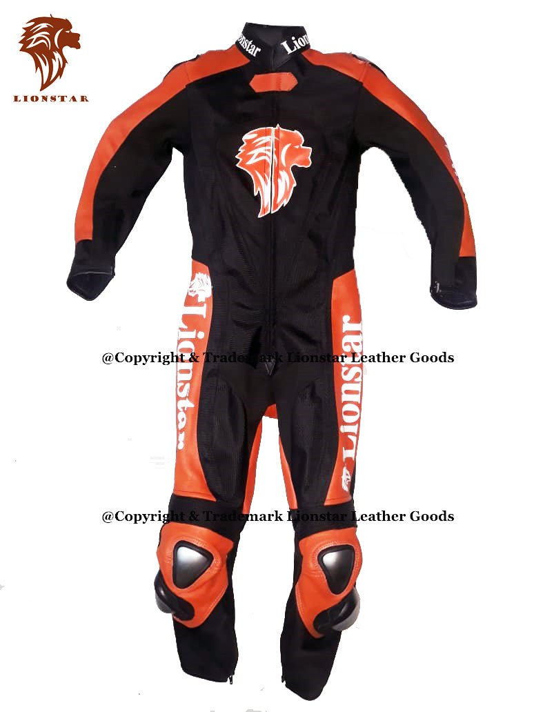 Kids Motorbike Suit Orange