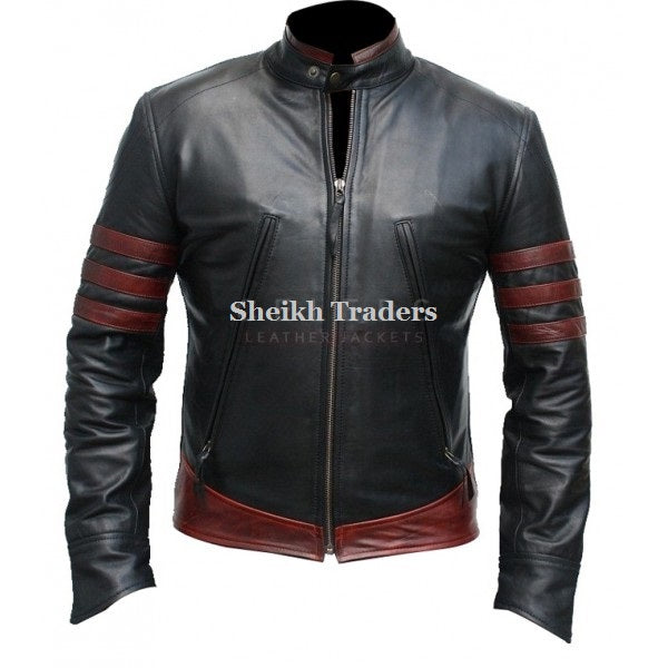 Wolverine Leather Jacket Red