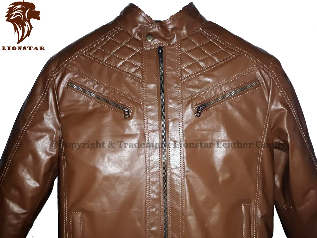 Vintage Leather Jacket Focus