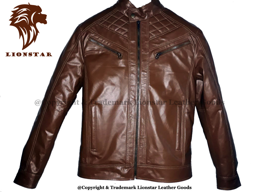 Vintage Leather Jacket Front
