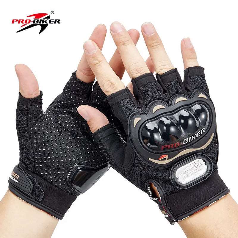 Lionstar PRO-BIKER Half Fingers Motorcycle Gloves