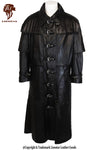 Men's Van Helsing Leather Trench Coat